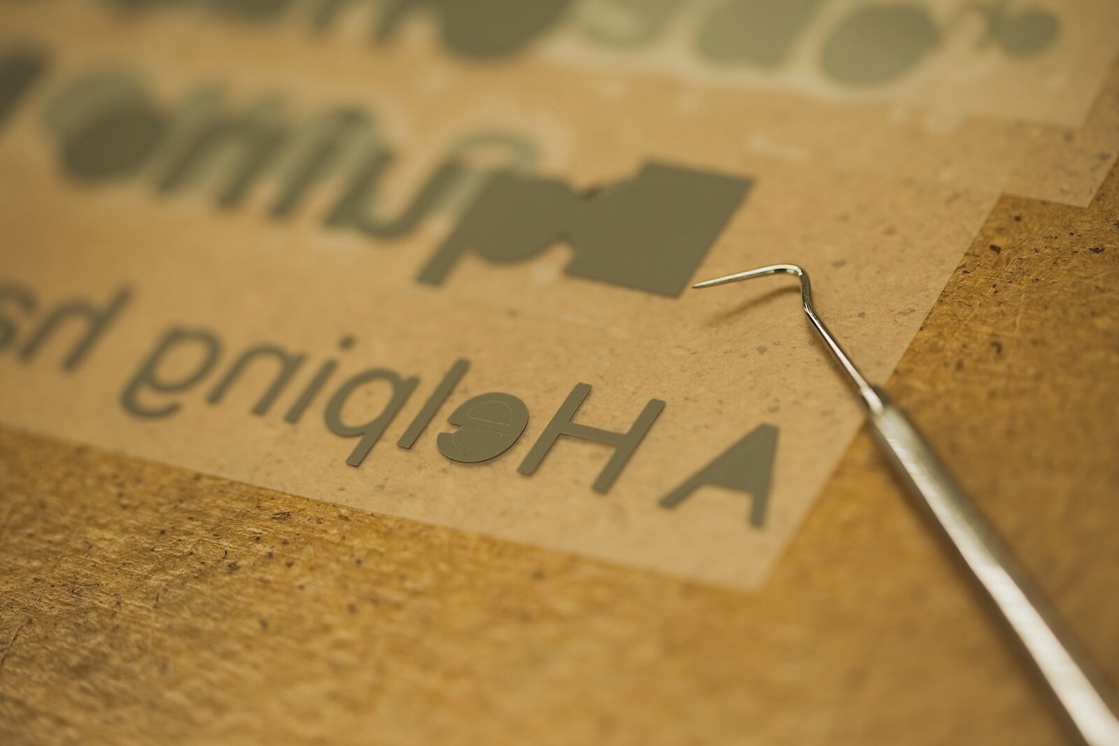 transfer printing weeding