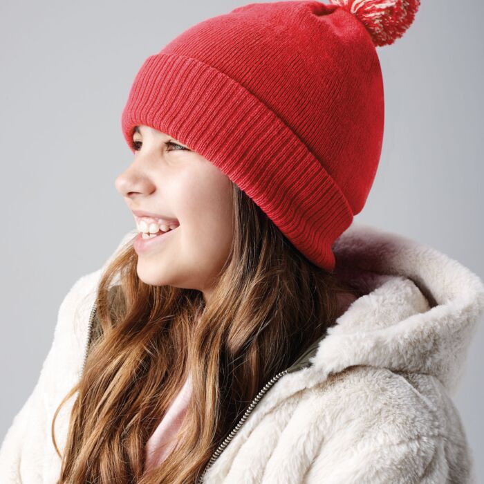 Beechfield Junior Snowstar Beanie Thumbnail