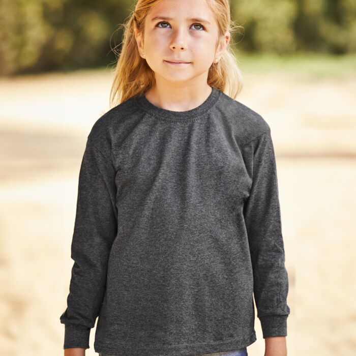 Fruit of the Loom Kids Long Sleeve Value T-shirt Thumbnail