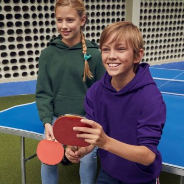 Fruit of the Loom Kids Classic Hooded Sweatshirt Thumbnail